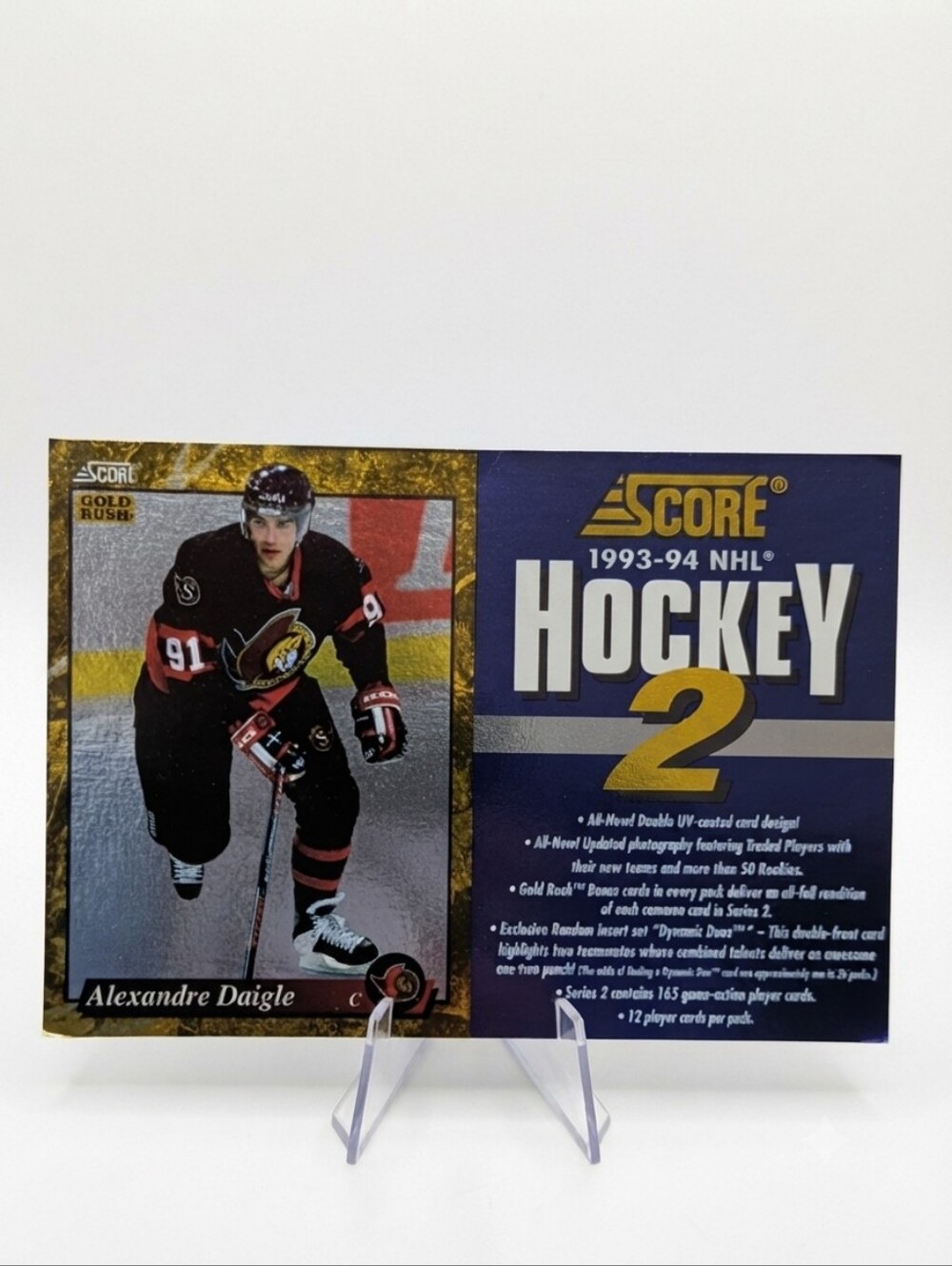 Score Jumbo Promo - Gold Rush Alexander Daigle 1993-1994